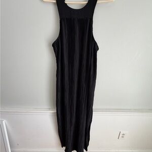 Anthropologie Black Backless Dress